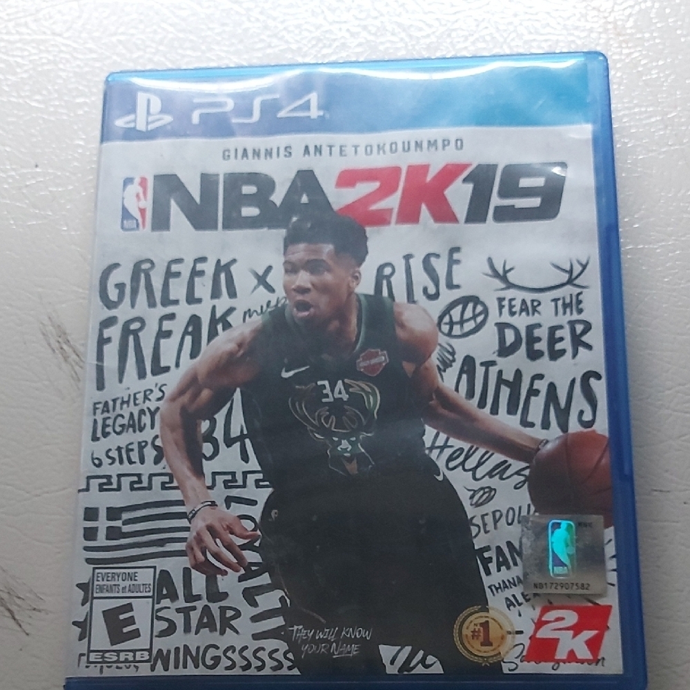NBA 19 PS4 Game - Blue Case